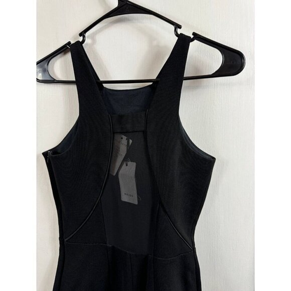 REISS Angelica sheer back dress bodycon cocktail LBD dress - Picture 5 of 11